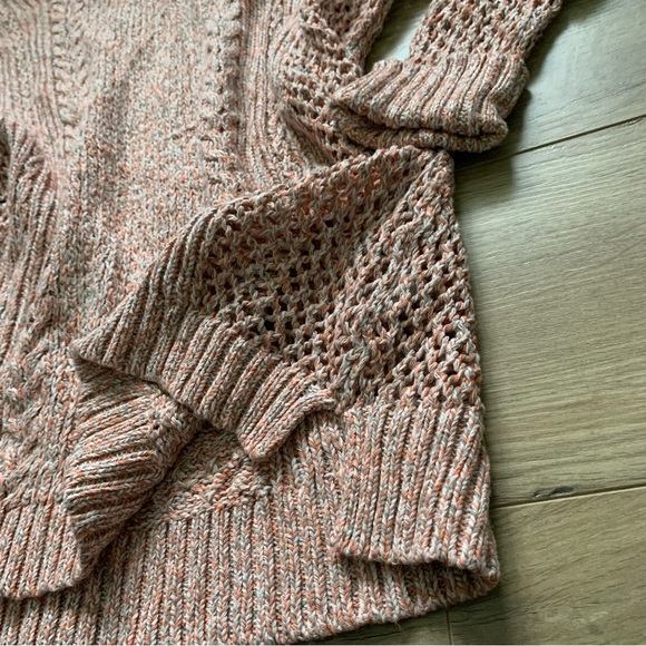 MADEWELL PINK KNIT 3/4 SLEEVE SWEATER SIZE SMALL - Picture 5 of 8